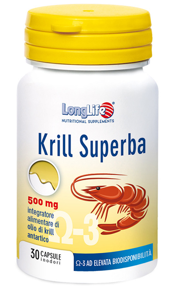LONGLIFE KRILL SUPERBA 30 CAPSULE - Luckyfarma.it