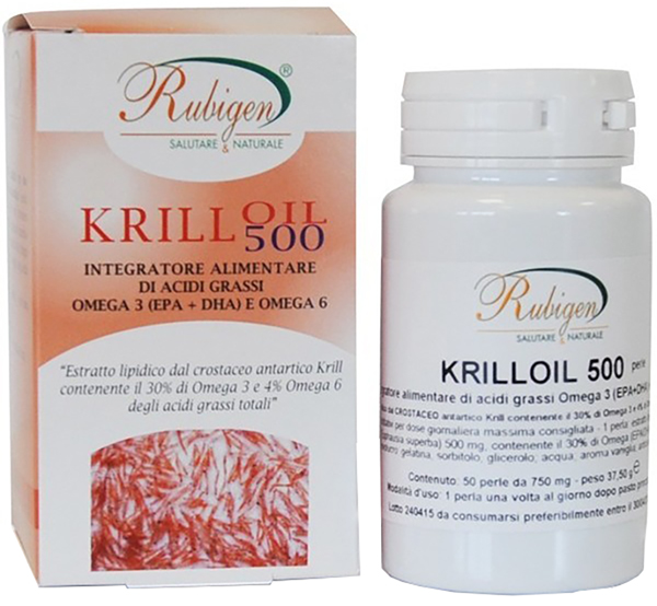 RUBIGEN KRILL OLIO OMEGA 3-6 50 PERLE - Luckyfarma.it