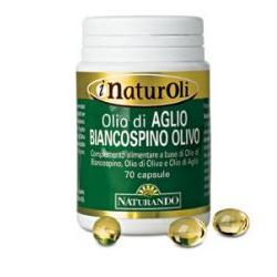 I NATUROLI OLIO DI AGLIO BIANCOSPINO OLIVO 70 PERLE - Luckyfarma.it