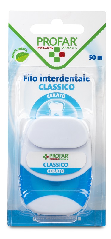 FILO INTERDENTALE CON CLOREXIDINA 50 M PROFAR - Luckyfarma.it