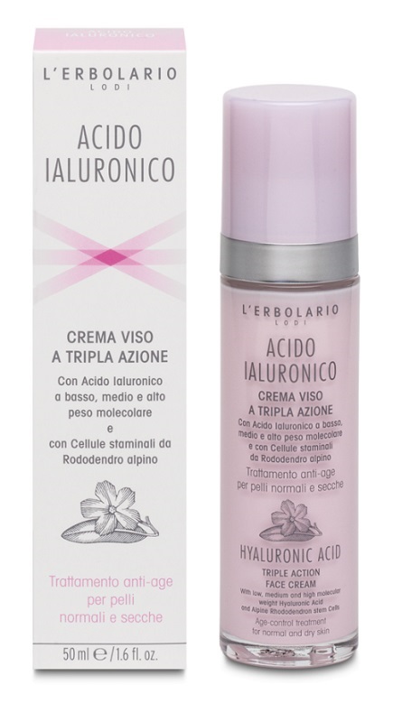 CREMA VISO ACIDO IALURONICO PELLI NORMALI SECCHE 50 ML - Luckyfarma.it