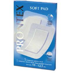 GARZA COMPRESSA PRONTEX SOFT PAD 10X12,5 6 PEZZI (5 TNT + 1 IMPERMEABILE AQUA PAD) - Luckyfarma.it