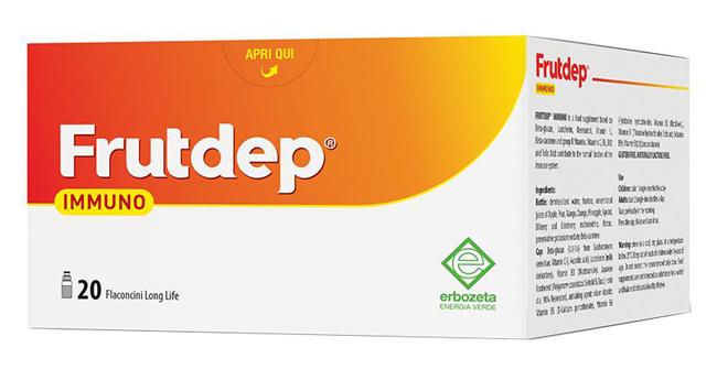 FRUTDEP IMMUNO 20 FLACONCINI 10 ML - Luckyfarma.it