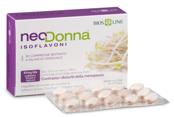 BIOSLINE NEODONNA ISOFLAVONI 60 COMPRESSE - Luckyfarma.it