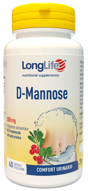 LONGLIFE D-MANNOSE 60 CAPSULE - Luckyfarma.it