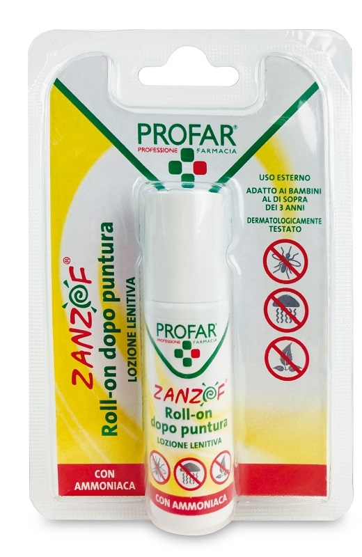 ZANZOF LOZIONE POST PUNTURA CON AMMONIACA ROLL-ON 20 ML PROFAR - Luckyfarma.it