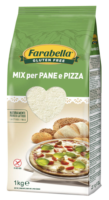 FARABELLA FARINA PREPARATO PANE/PIZZA 1 KG - Luckyfarma.it