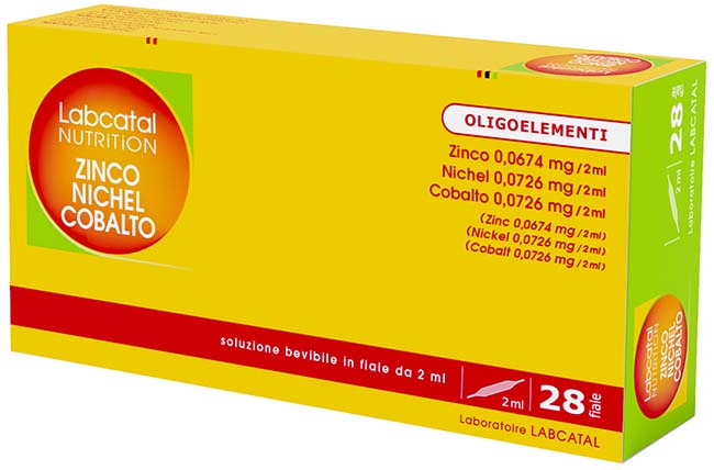 LABCATAL OLIGOSOL ZINCO/NICHEL/COBALTO 28 FIALE 2 ML - Luckyfarma.it