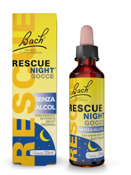 RESCUE ORIGINAL NIGHT SENZA ALCOL GOCCE 20 ML - Luckyfarma.it
