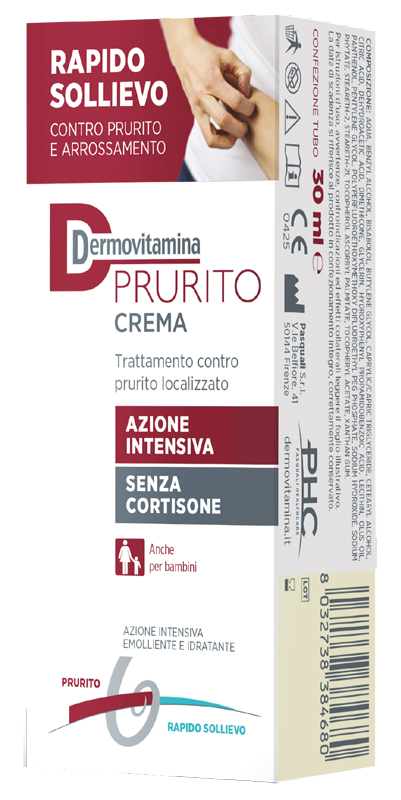 DERMOVITAMINA PRURITO CREMA AZIONE INTENSIVA SENZA CORTISONE 30 ML - Luckyfarma.it