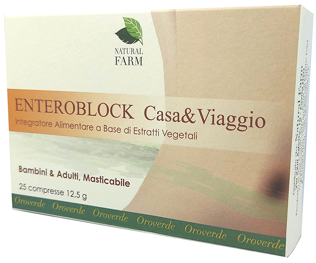 ENTEROBLOCK CASA&VIAGGIO 25 COMPRESSE - Luckyfarma.it