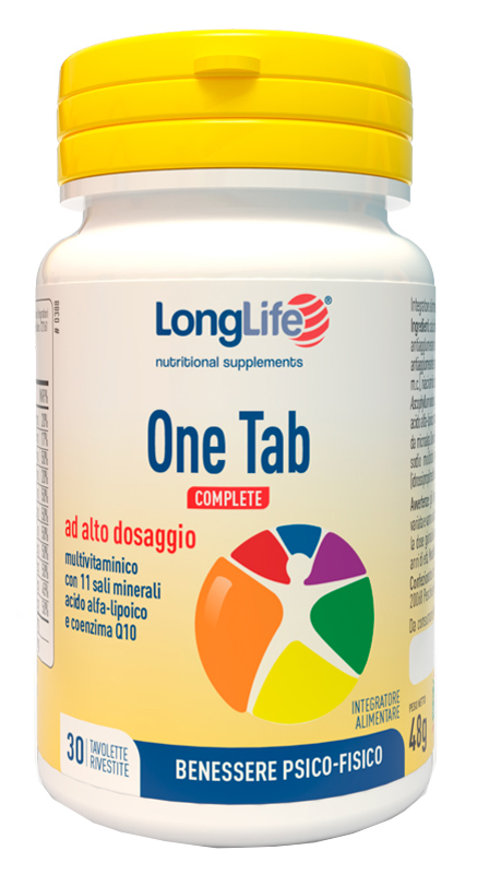 LONGLIFE ONE TAB COMPLETE 30 TAVOLETTE - Luckyfarma.it