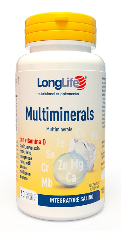 LONGLIFE MULTIMINERALS 60 TAVOLETTE - Luckyfarma.it