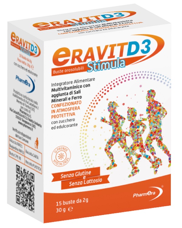ERAVIT D3 STIMULA 15 BUSTINE STICK PACK 2 G - Luckyfarma.it
