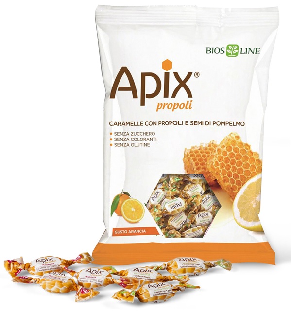 APIX PROPOLI CARAMELLA ARANCIA 50 G - Luckyfarma.it