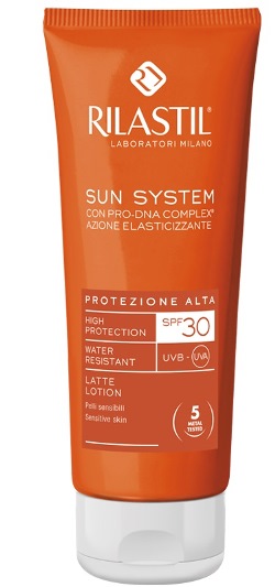 RILASTIL SUN SYSTEM PHOTO PROTECTION THERAPY SPF30 LATTE 100 ML - Luckyfarma.it