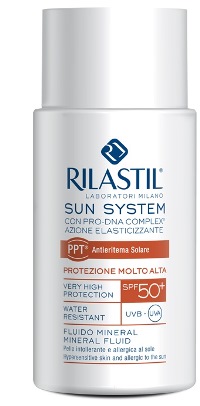 RILASTIL SUN SYSTEM PHOTO PROTECTION THERAPY SPF50+ FLUIDO MINERAL 50 ML - Luckyfarma.it