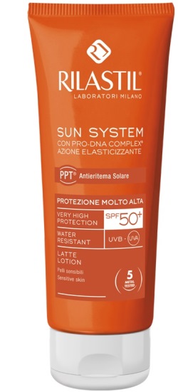 RILASTIL SUN SYSTEM PHOTO PROTECTION THERAPY SPF50+ LATTE 100 ML - Luckyfarma.it