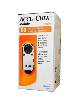 STRISCE MISURAZIONE GLICEMIA ACCU-CHEK MOBILE 50 TEST MIC 2 - Luckyfarma.it