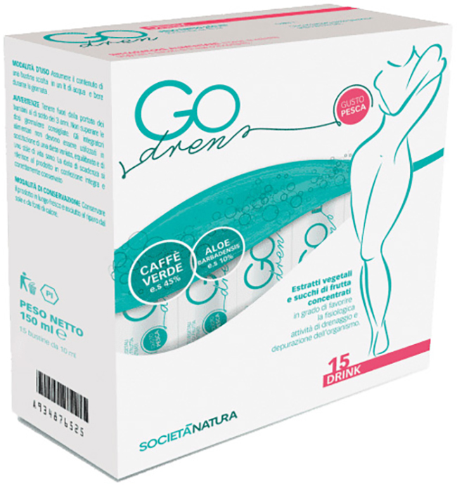 GO DREN DRINK 15 BUSTINE DA 10 ML - Luckyfarma.it