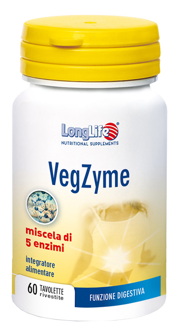 LONGLIFE VEGZYME 60 TAVOLETTE - Luckyfarma.it