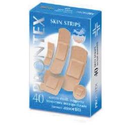 CEROTTO PRONTEX SKIN STRIPS 6 FORMATI ASSORTITI ASTUCCIO 40 PEZZI - Luckyfarma.it