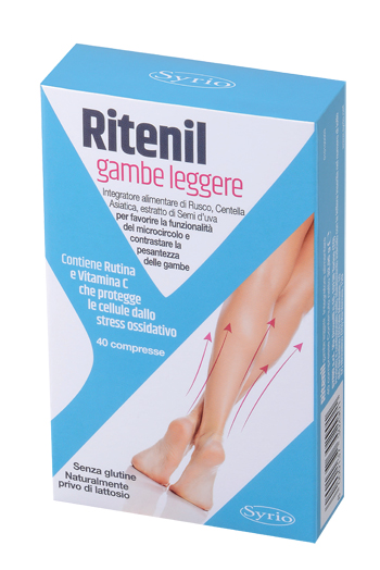 RITENIL GAMBE LEGGERE 40 COMPRESSE - Luckyfarma.it