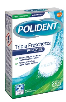 POLIDENT TRIPLA FRESCHEZZA 66 COMPRESSE - Luckyfarma.it