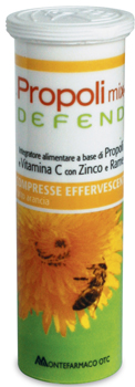 PROPOLI MIX DEFEND 10 COMPRESSE EFFERVESCENTI GUSTO ARANCIA - Luckyfarma.it