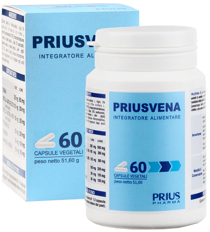 PRIUSVENA 60 CAPSULE - Luckyfarma.it