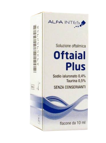 SOLUZIONE OFTALMICA OFTAIAL PLUS ACIDO IALURONICO 0,4% E TAURINA 10ML - Luckyfarma.it