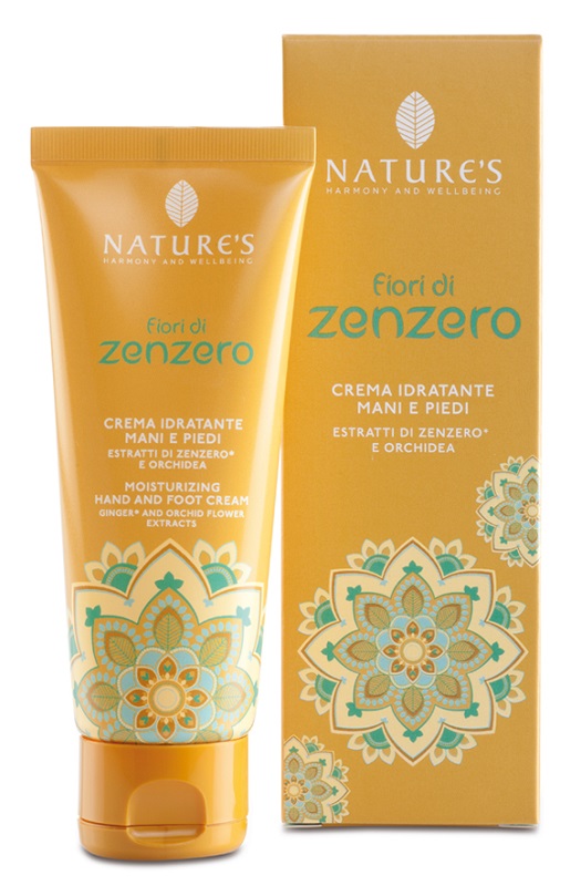 NATURES FIORI DI ZENZERO CREMA IDRATANTE MANI E PIEDI 75 ML - Luckyfarma.it