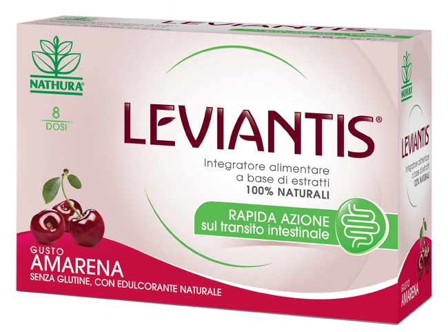 LEVIANTIS SENZA GLUTINE GUSTO AMARENA 8 DOSI / 16 BUSTE - Luckyfarma.it