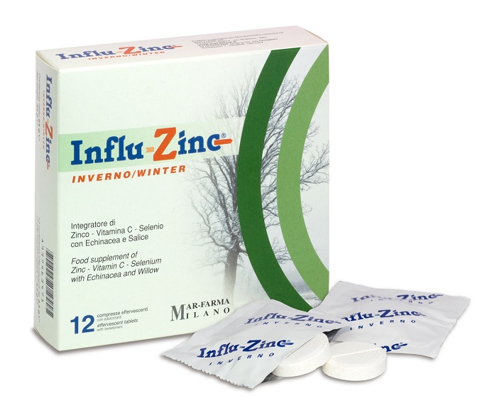 INFLUZINC INVERNO 12 COMPRESSE EFFERVESCENTI - Luckyfarma.it