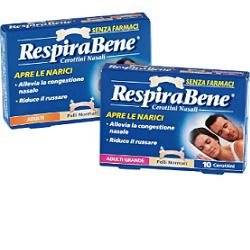 CEROTTO NASALE CLASSICO GRANDE ADULTI RESPIRA BENE 30 PEZZI - Luckyfarma.it