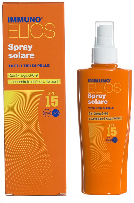 IMMUNO ELIOS SPRAY SOLARE SPF 15 200 ML - Luckyfarma.it