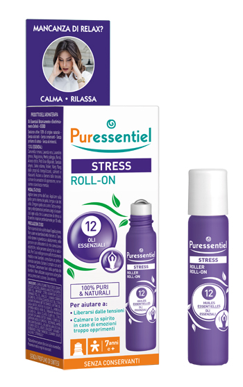 PURESSENTIEL ROLLER SOS STRESS 12 OLI ESSENZIALI 5 ML - Luckyfarma.it