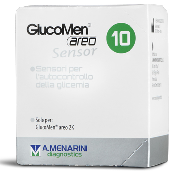 STRISCE GLUCOMEN AREO SENSOR PER ANALISI DEL GLUCOSIO 10 PEZZI - Luckyfarma.it
