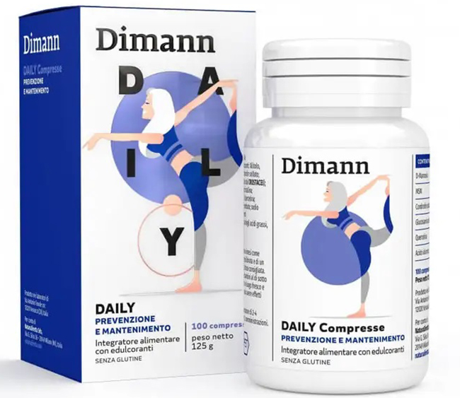 DIMANN DAILY 100 COMPRESSE - Luckyfarma.it