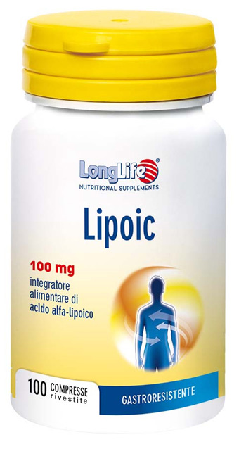LONGLIFE LIPOIC 100 MG 100 CAPSULE - Luckyfarma.it