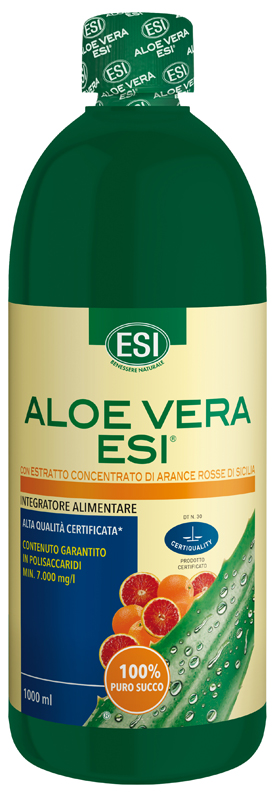 ESI ALOE SUCCO ARANCIA ROSSA 1000 ML - Luckyfarma.it