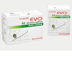 STRISCE MISURAZIONE GLICEMIA LINEA D EVO 25 PEZZI - Luckyfarma.it
