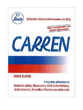 CARREN 20 BUSTINE EFFERVESCENTI MONODOSE DA 4,6 G L'UNA - Luckyfarma.it