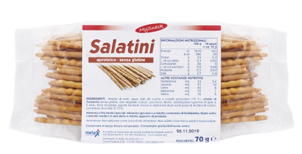 MY SNACK SALATINI 70 G - Luckyfarma.it