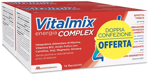 VITALMIX COMPLEX BIPACK 2 CONFEZIONI DA 12 FLACONCINI DA 12 ML - Luckyfarma.it