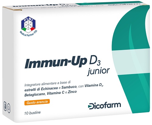 IMMUN UP D3 JUNIOR 10 BUSTINE DA 3 G - Luckyfarma.it