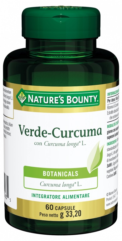 VERDE CURCUMA 60 CAPSULE 33,2 G - Luckyfarma.it