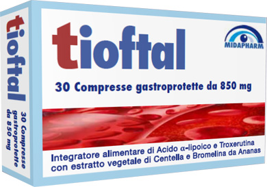 TIOFTAL 30 COMPRESSE GASTROPROTETTE - Luckyfarma.it