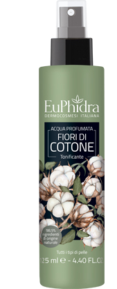 EUPHIDRA ACQUA PROFUMATA COTONE IN FLACONE CON ETICHETTA POMPA SPRAY - Luckyfarma.it