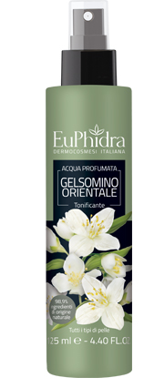 EUPHIDRA ACQUA PROFUMATA GELSOMINO IN FLACONE CON ETICHETTA POMPA SPRAY - Luckyfarma.it